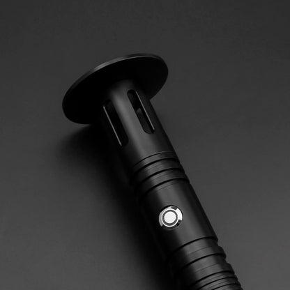 Partial view of Beskar Echo saber handle 