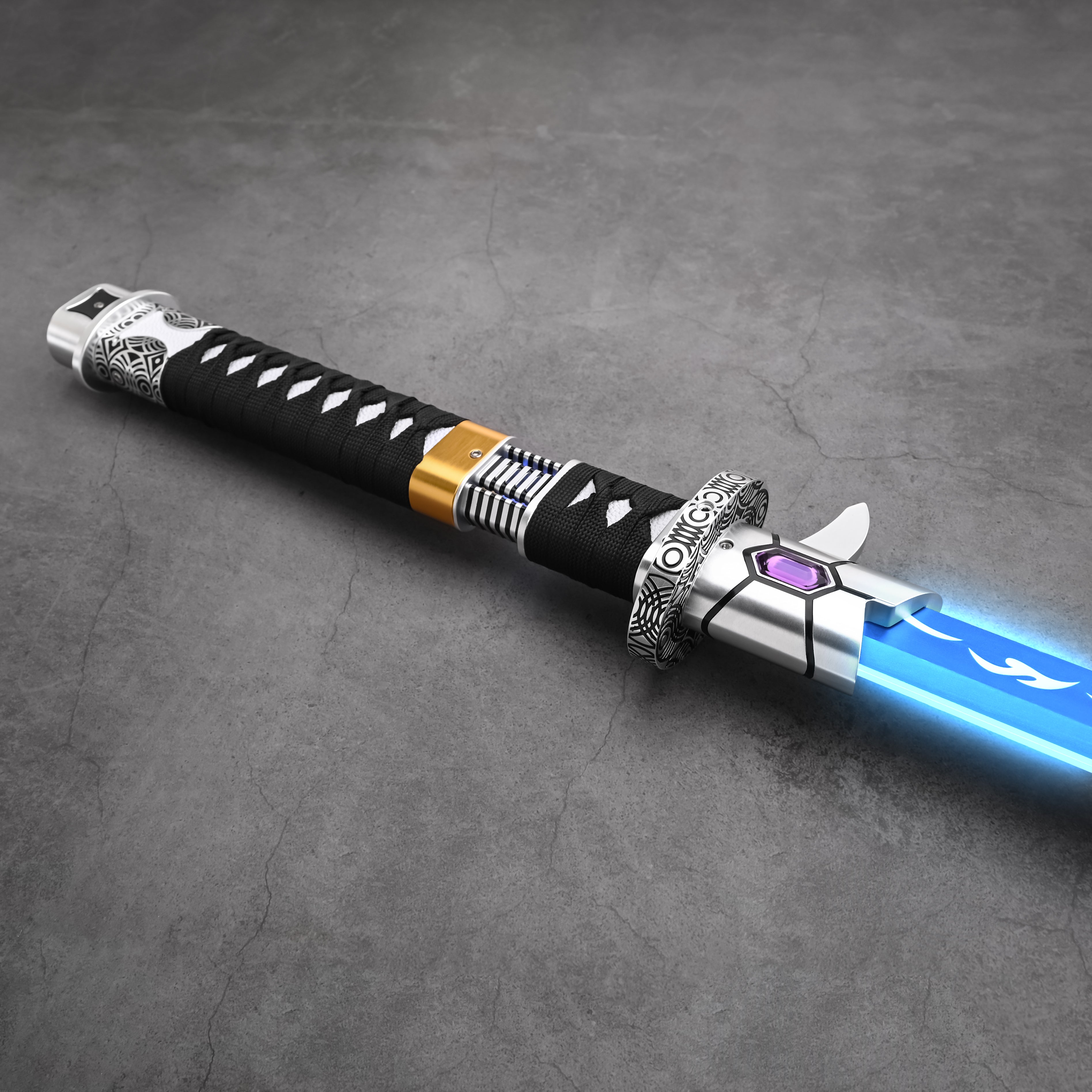 Black Katana handle -  Shogun Lightsaber