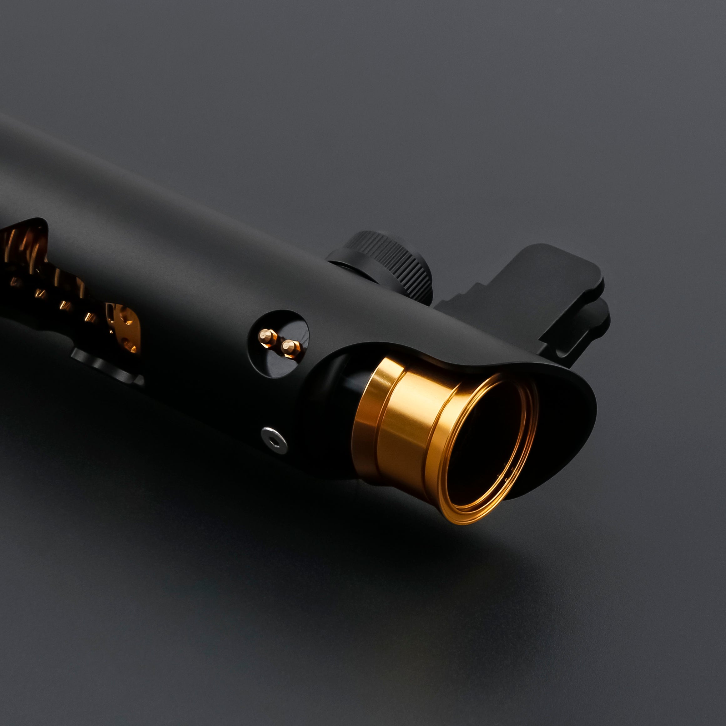 Anakin exposed spinning crystal lightsaber handle