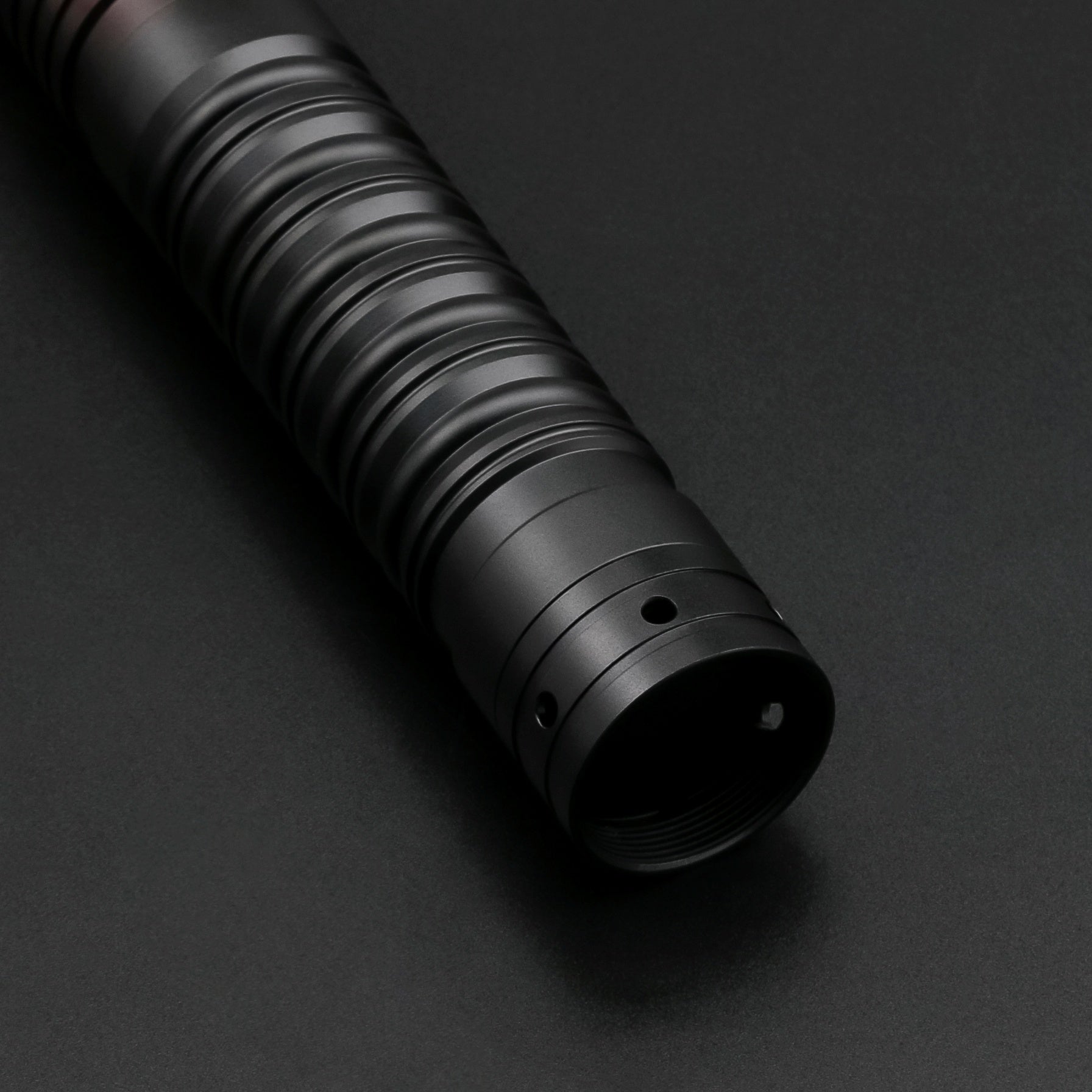 Partial view of Grogu saber hilt