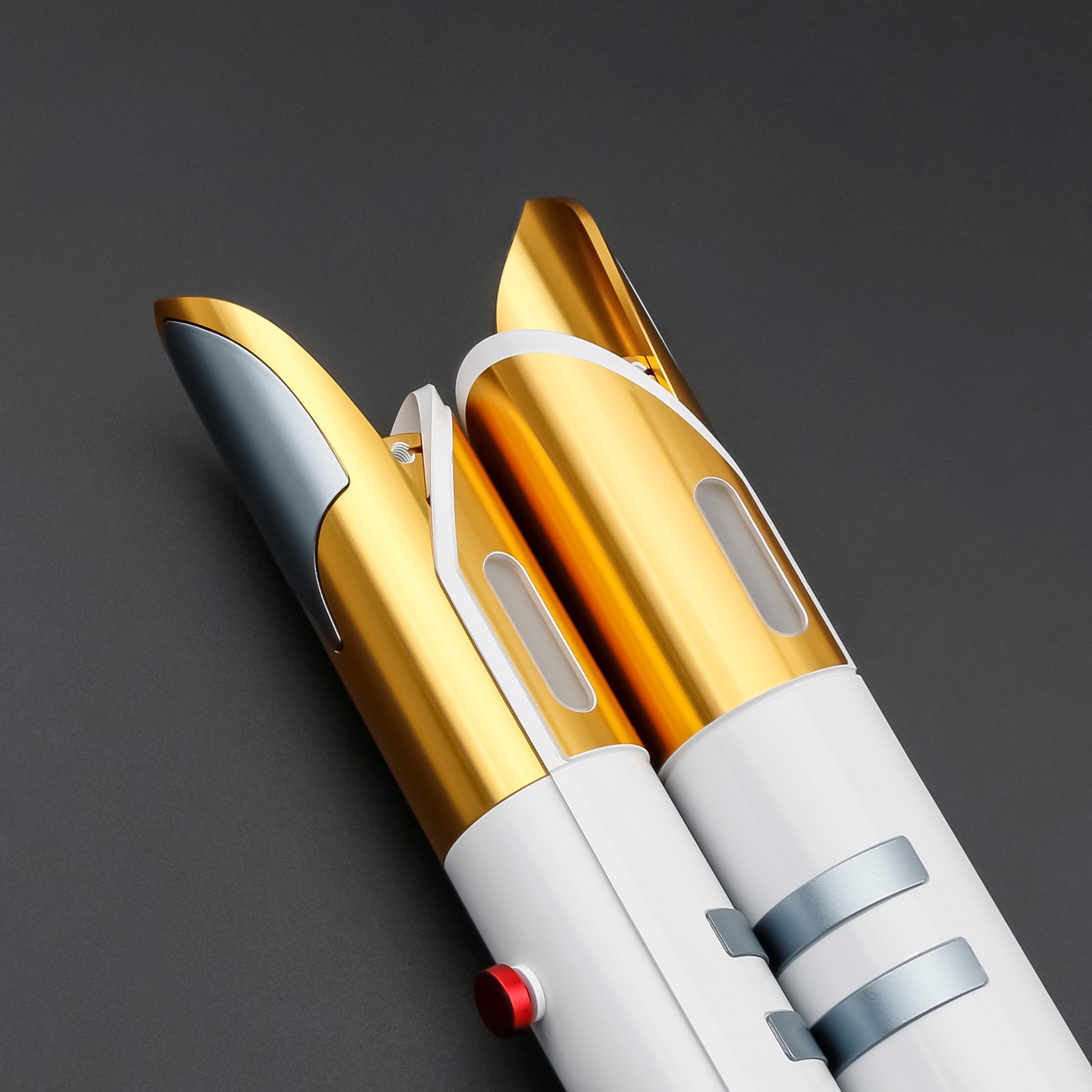 Partial view of Guard lightsaber hilt