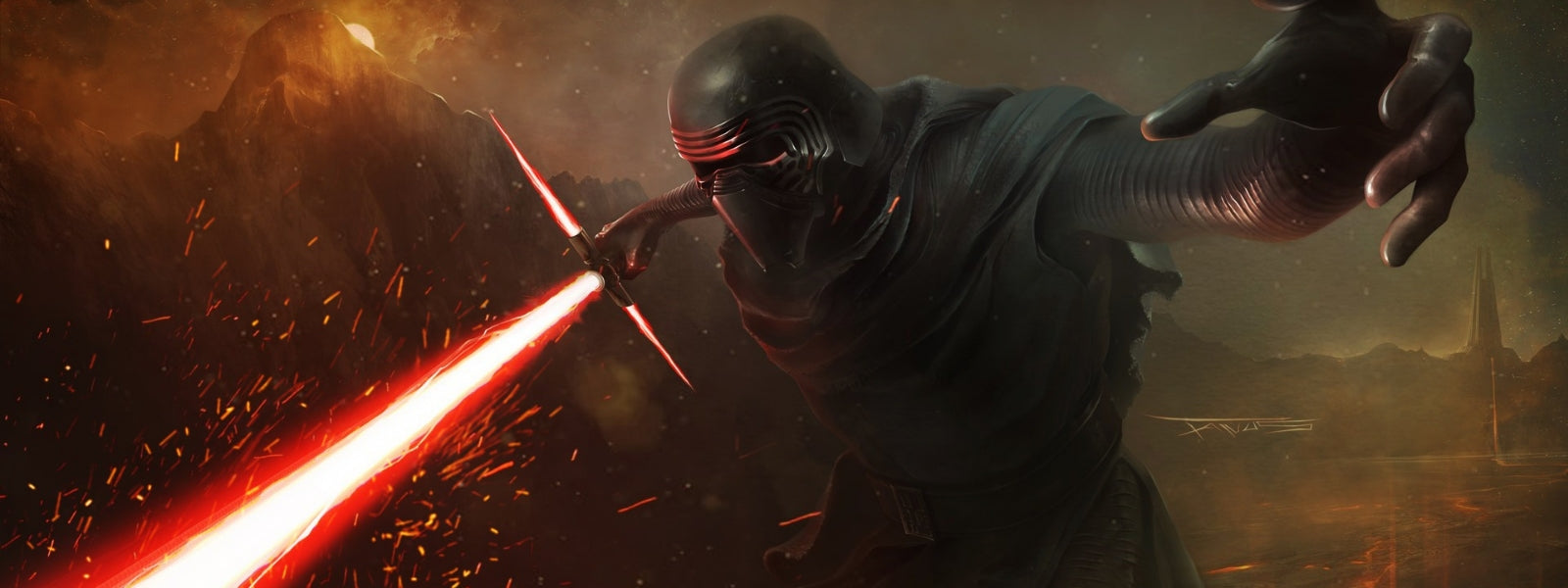 Kylo Ren lightsaber