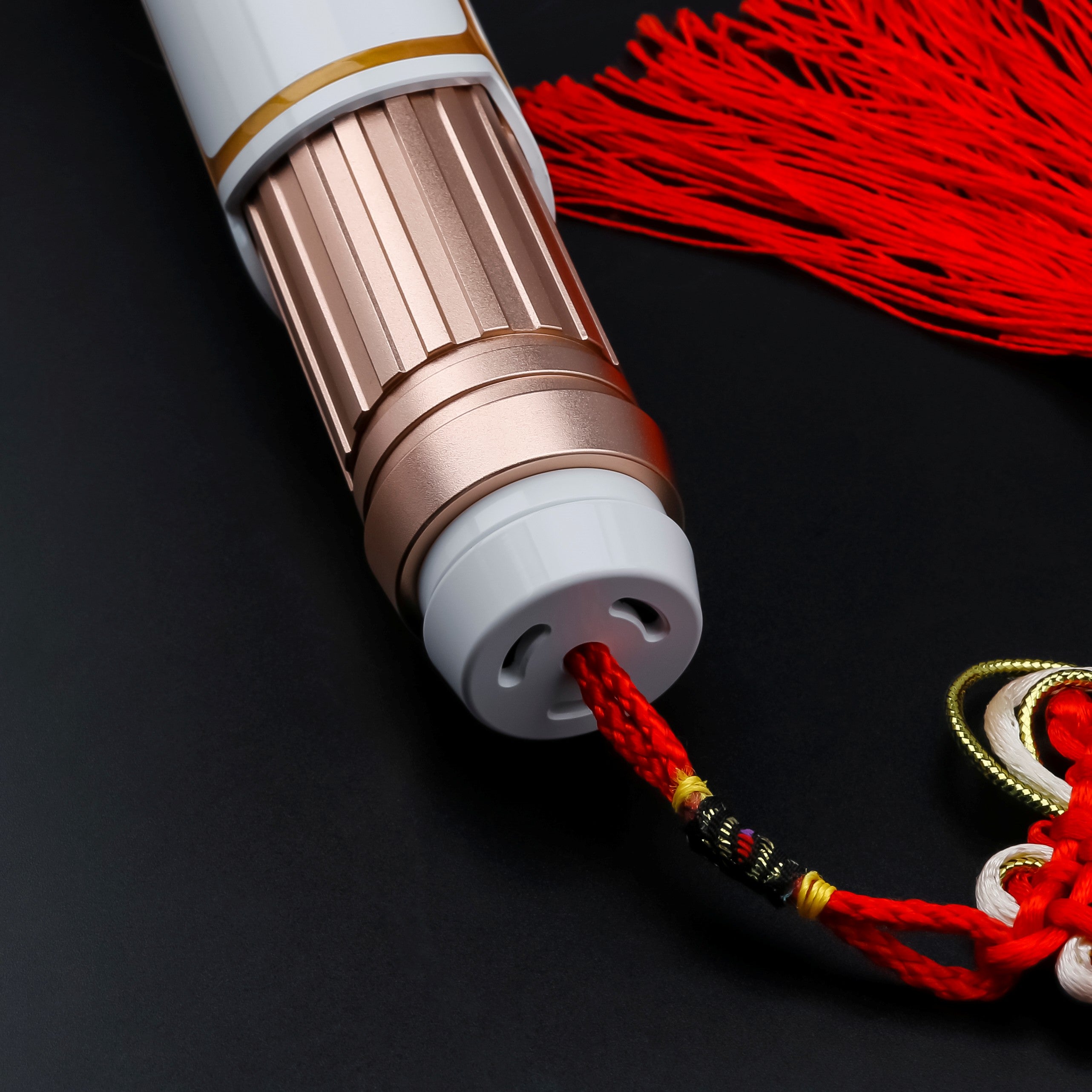 Partial view of Lily saber hilt