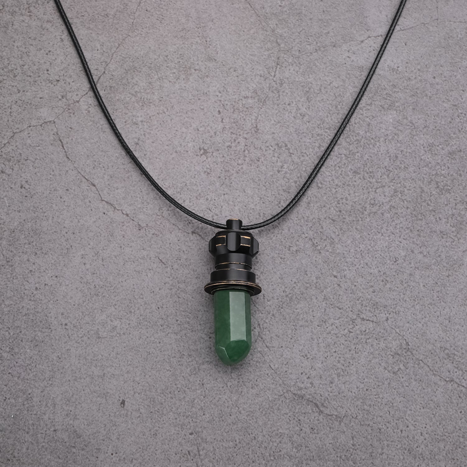 Luke Green Crystal Necklace