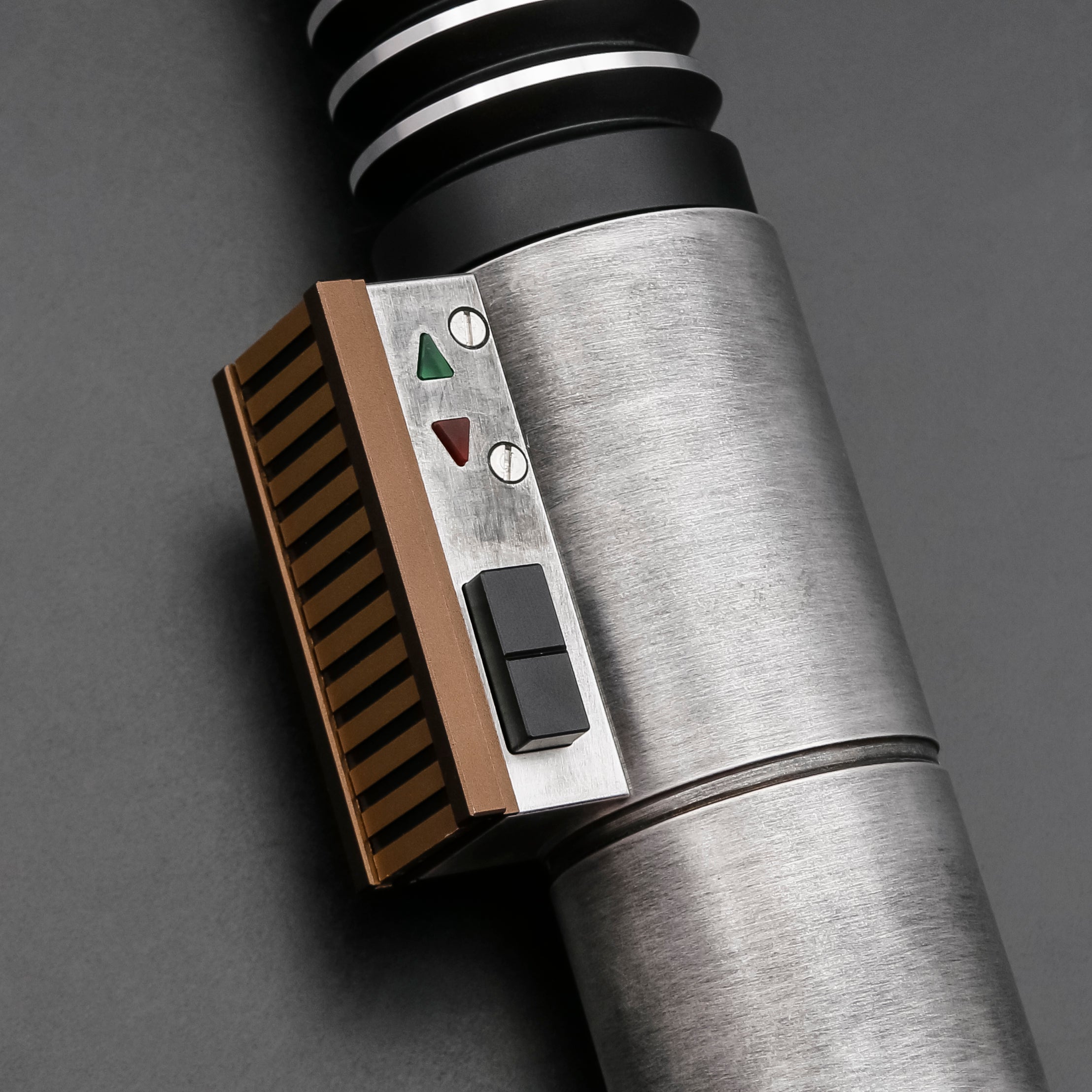 Partial view of Luke ROTJ lightsaber