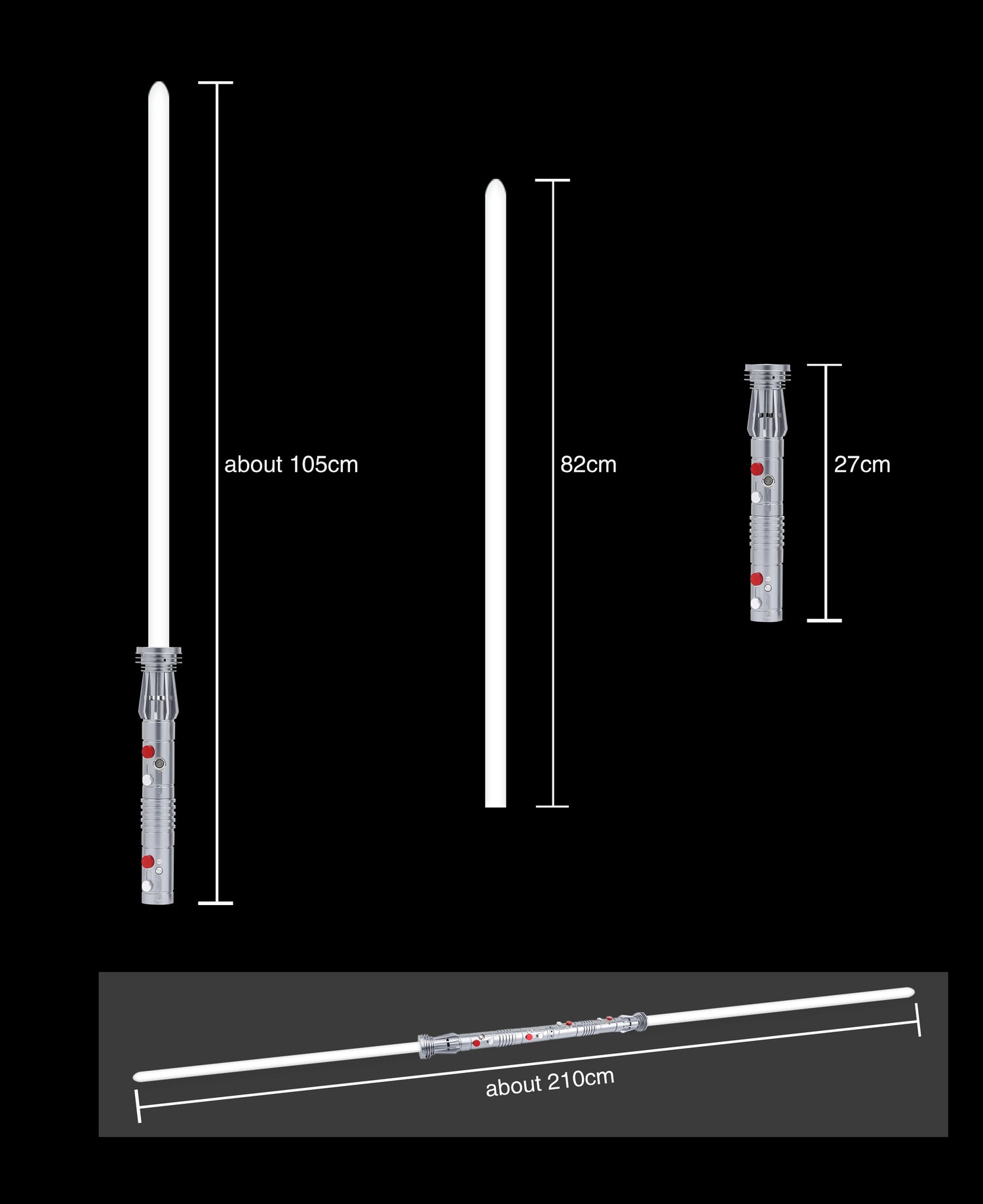 Maul SE Lightsaber Length