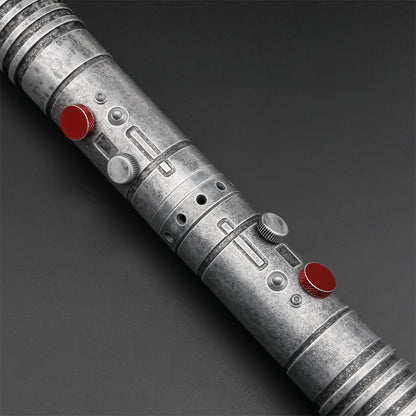 Darth Maul Double weathered lightsaber Split View 