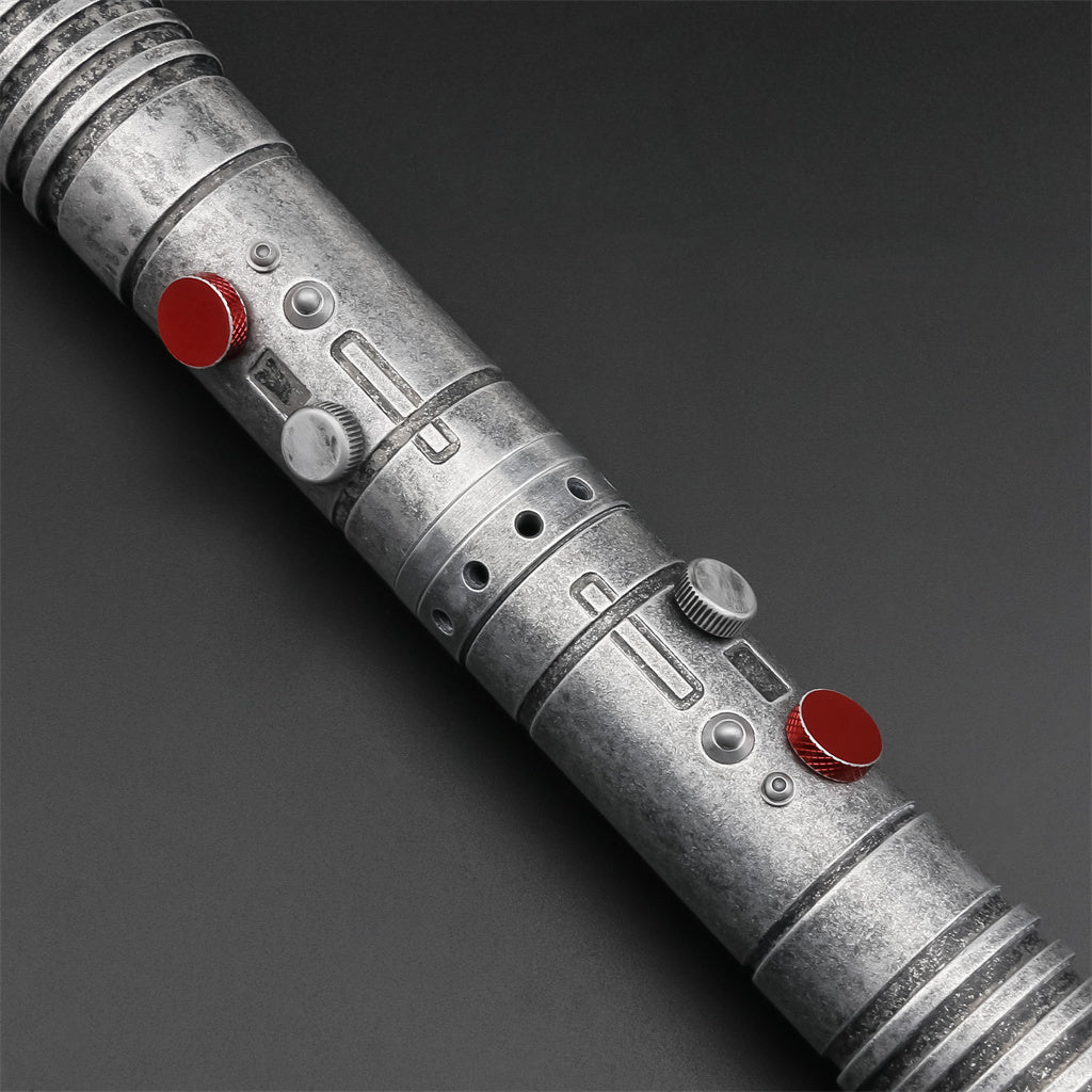 Darth Maul Double weathered lightsaber Split View
