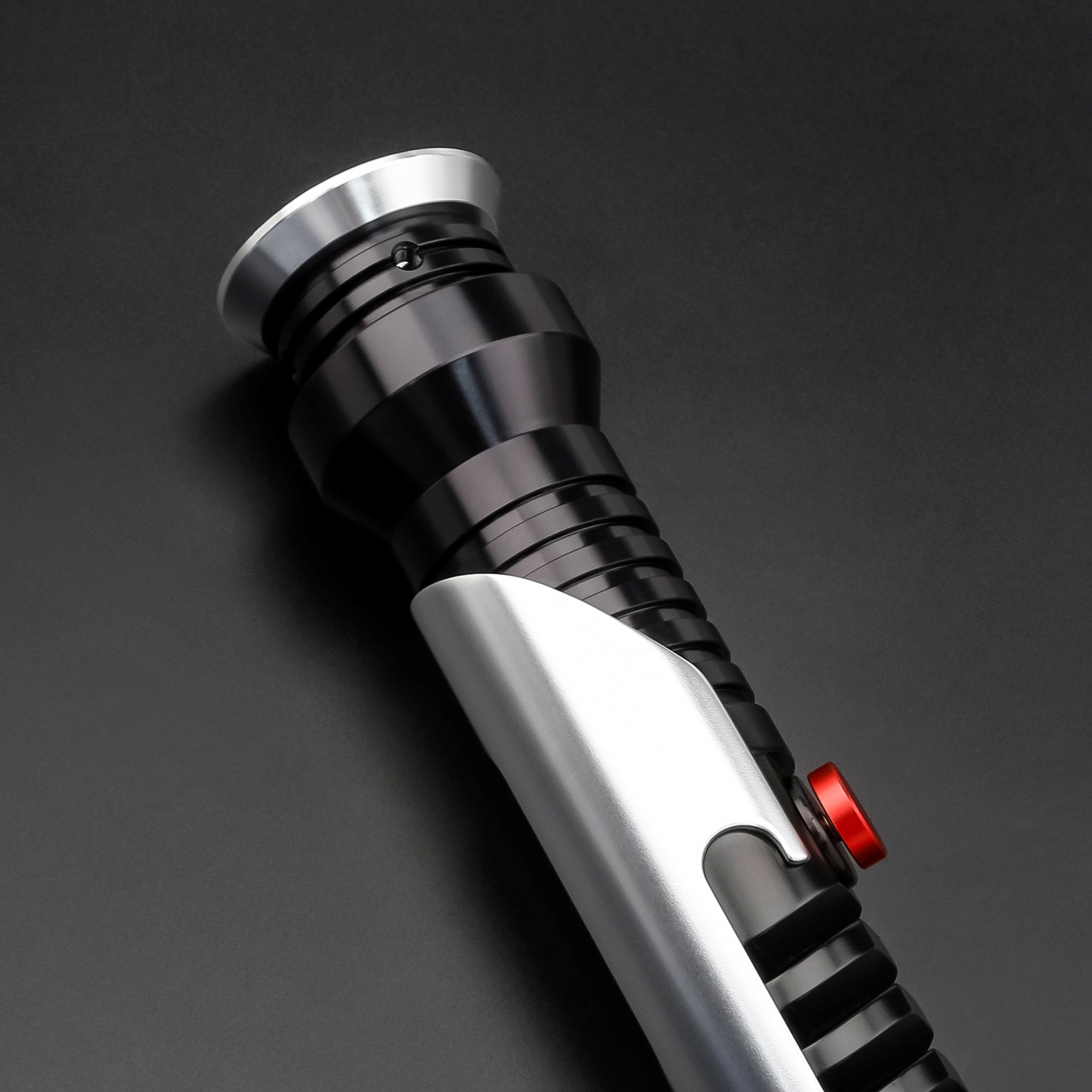 Partial view of Qui Gon lightsaber hilt