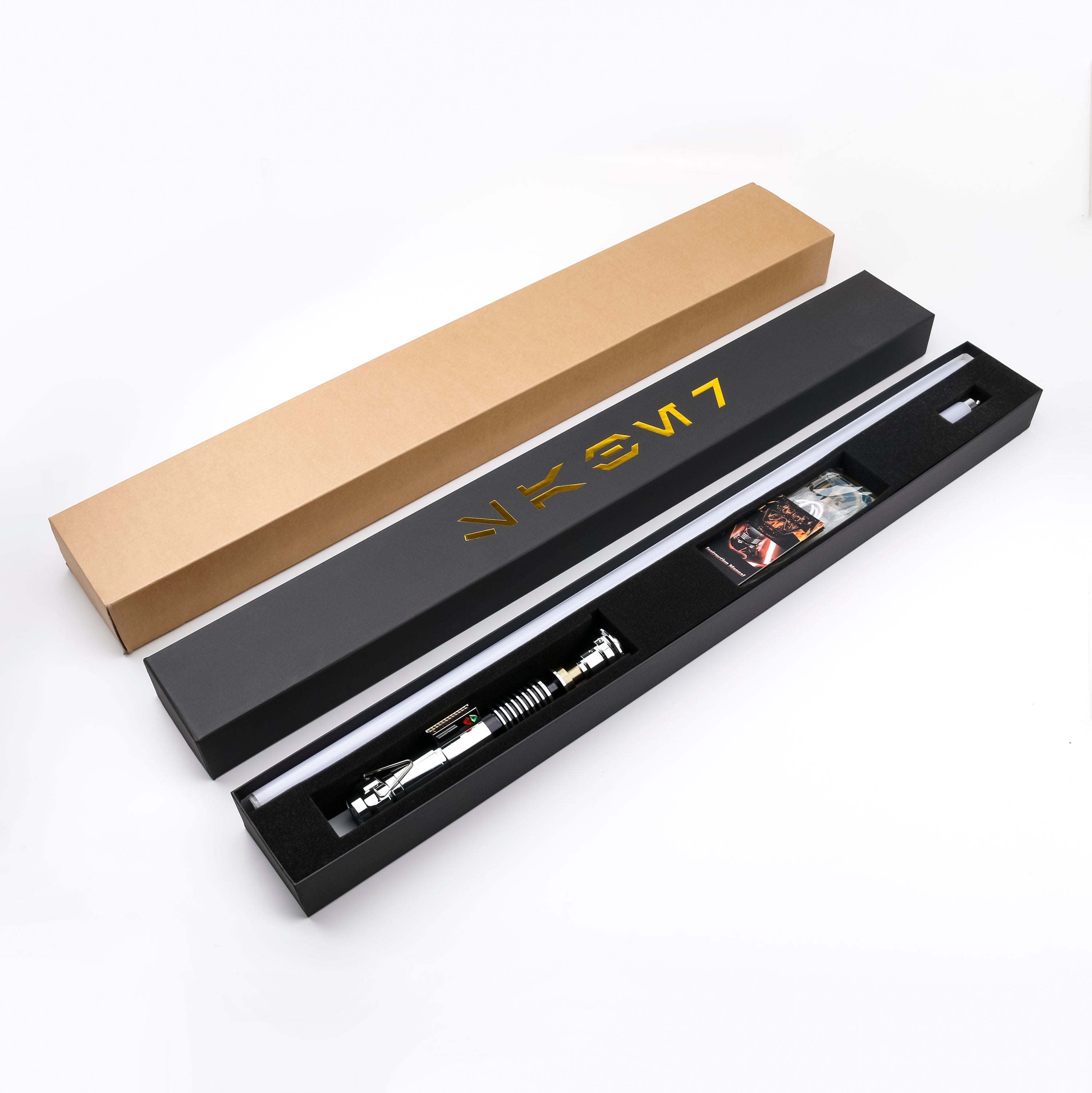 Packages with lightsabers