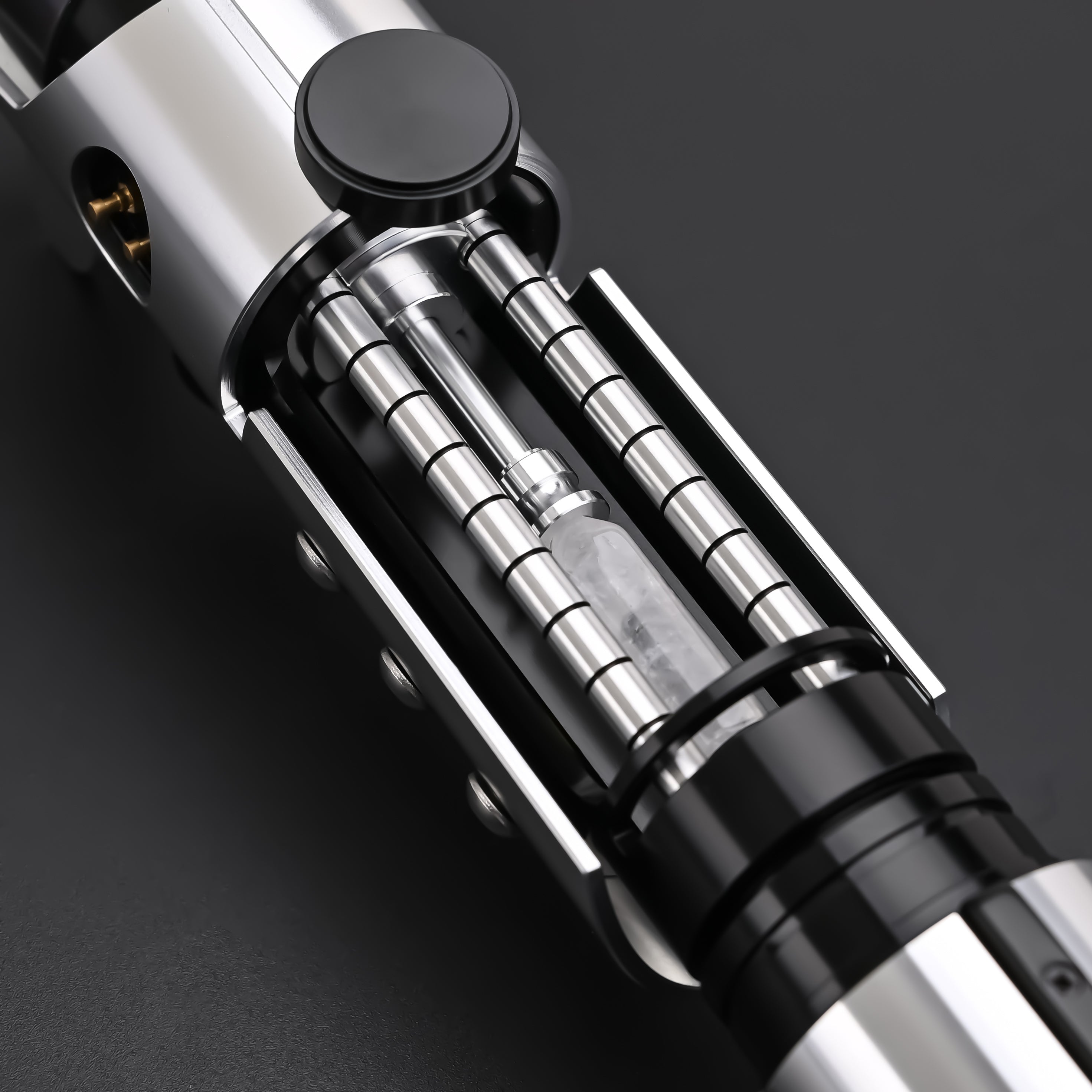 Starkiller Crystal Lightsaber hilt detail