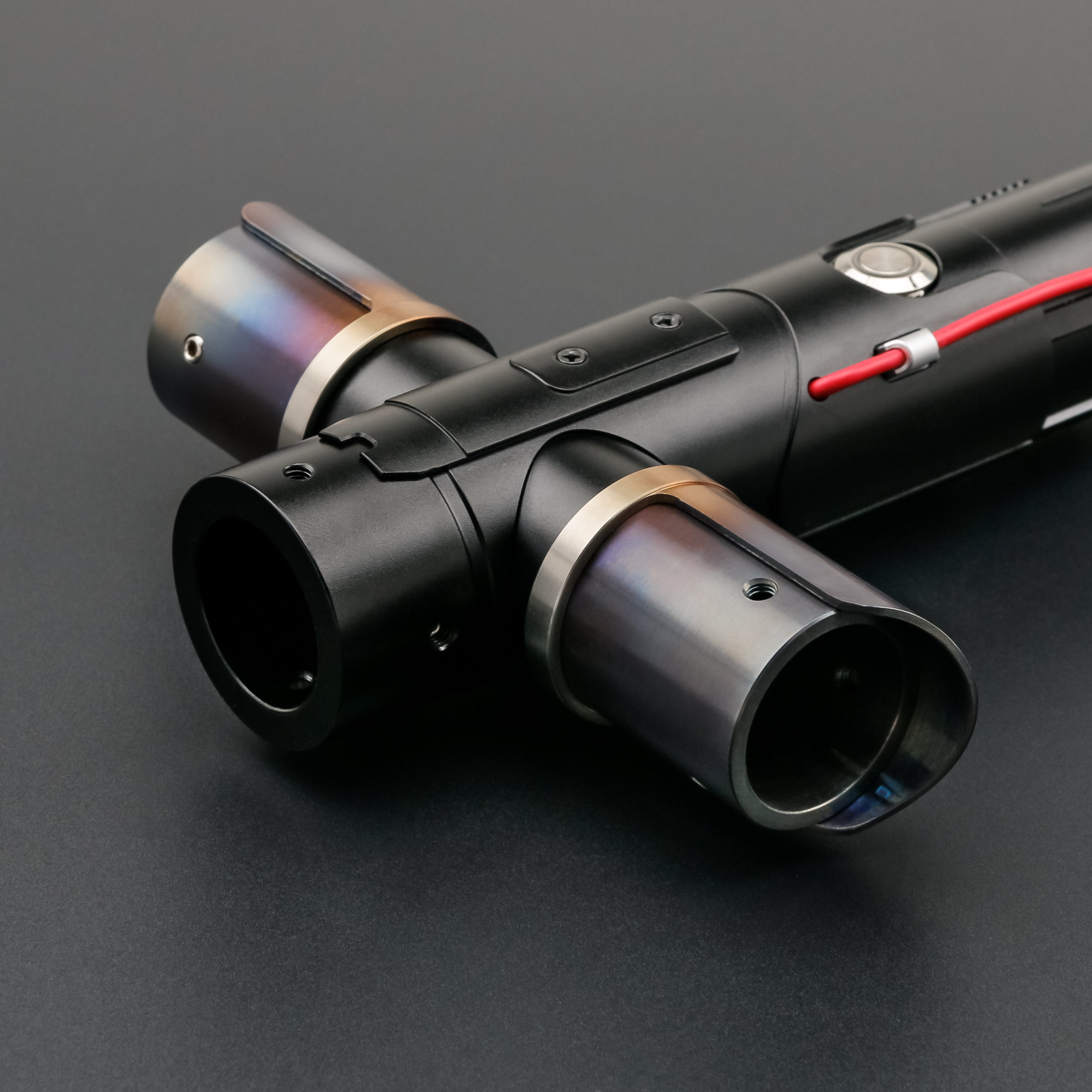 Partial view of kylo lightsaber hilt