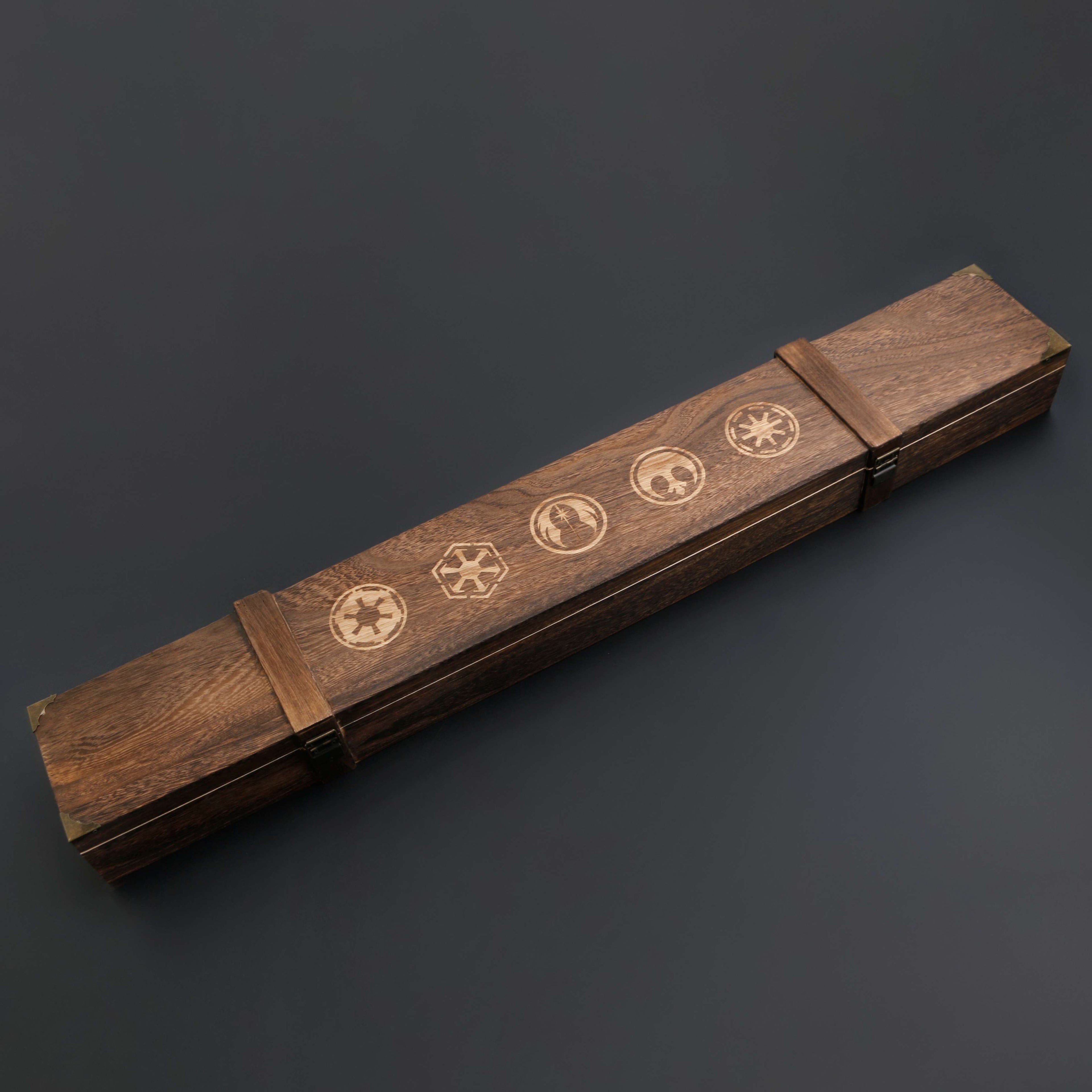 lightsaber wooden box