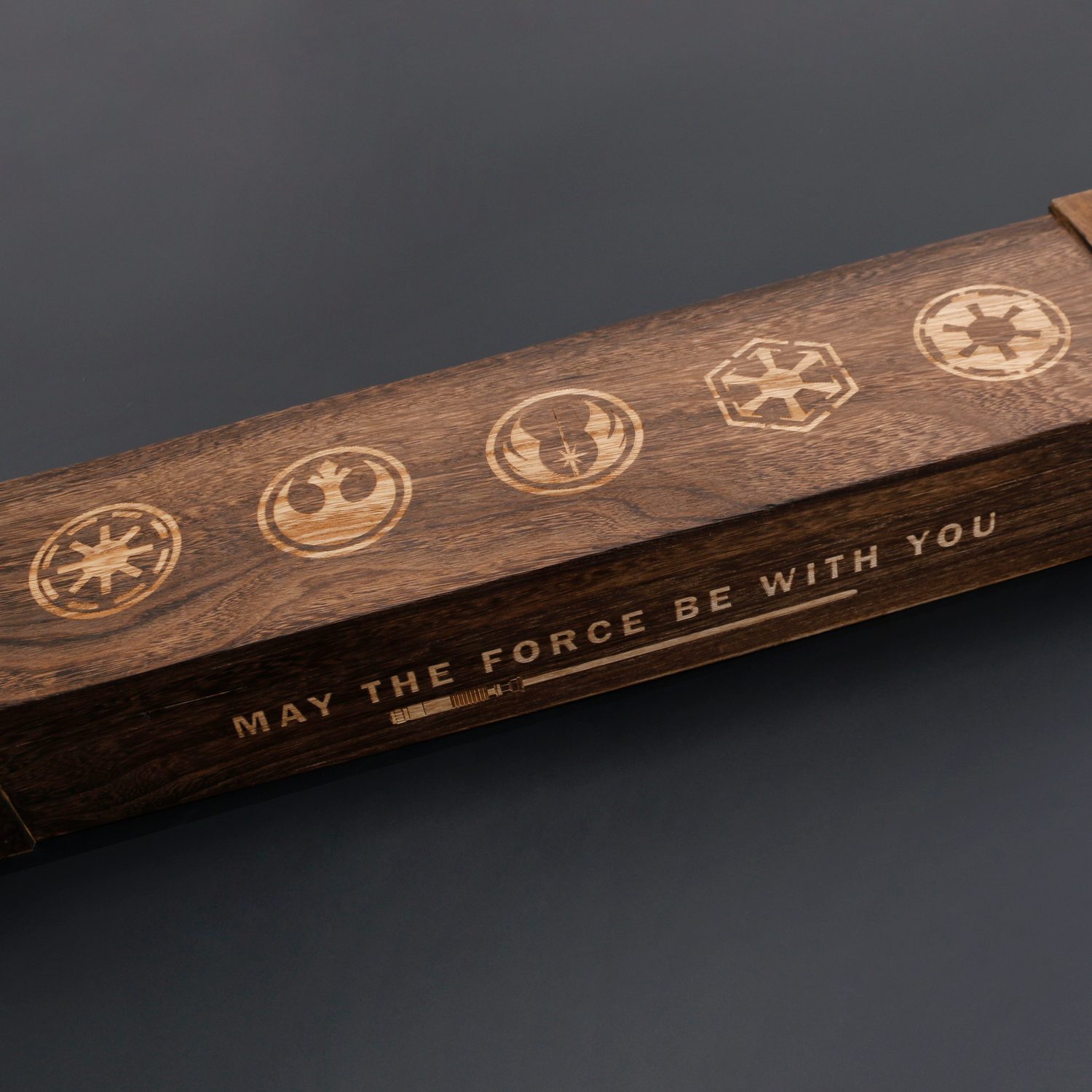 lightsaber wooden box