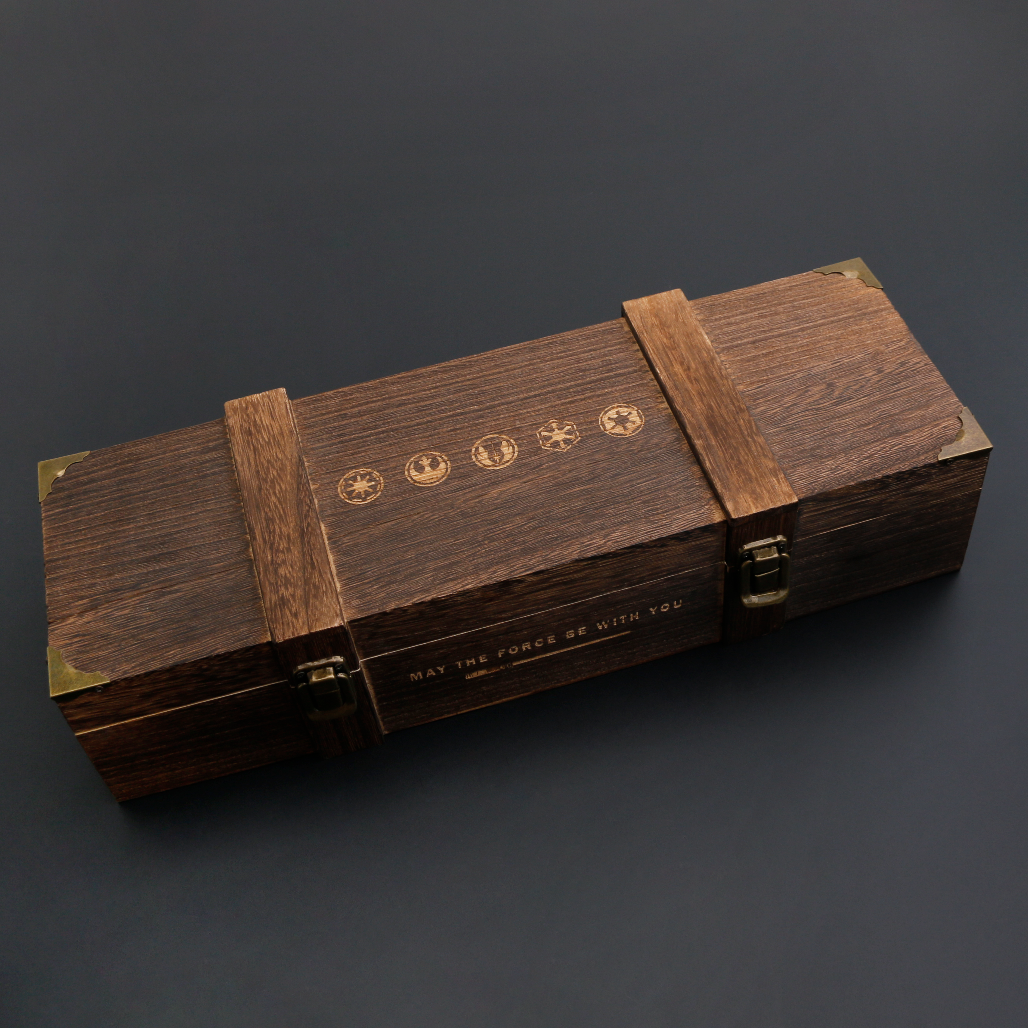lightsaber wooden box
