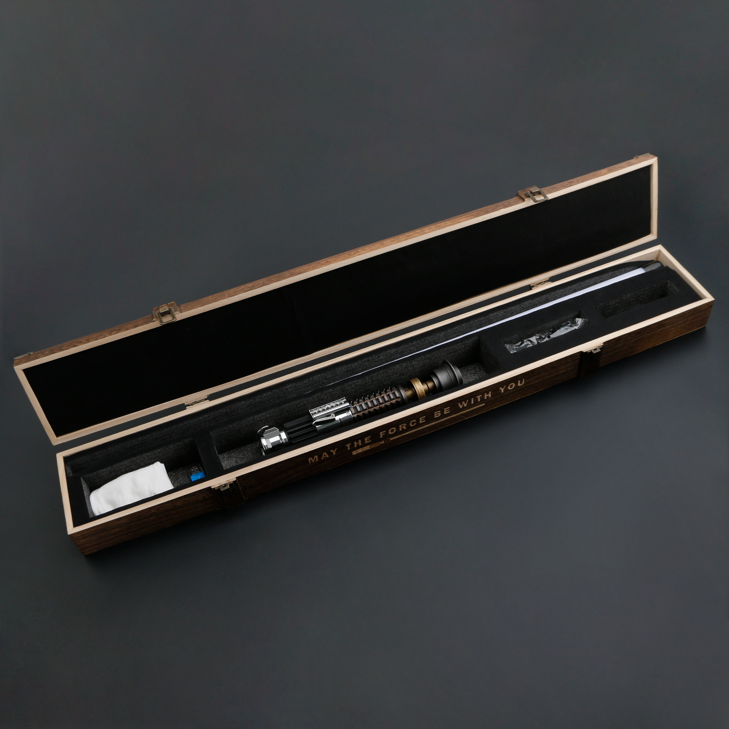 lightsaber wooden box
