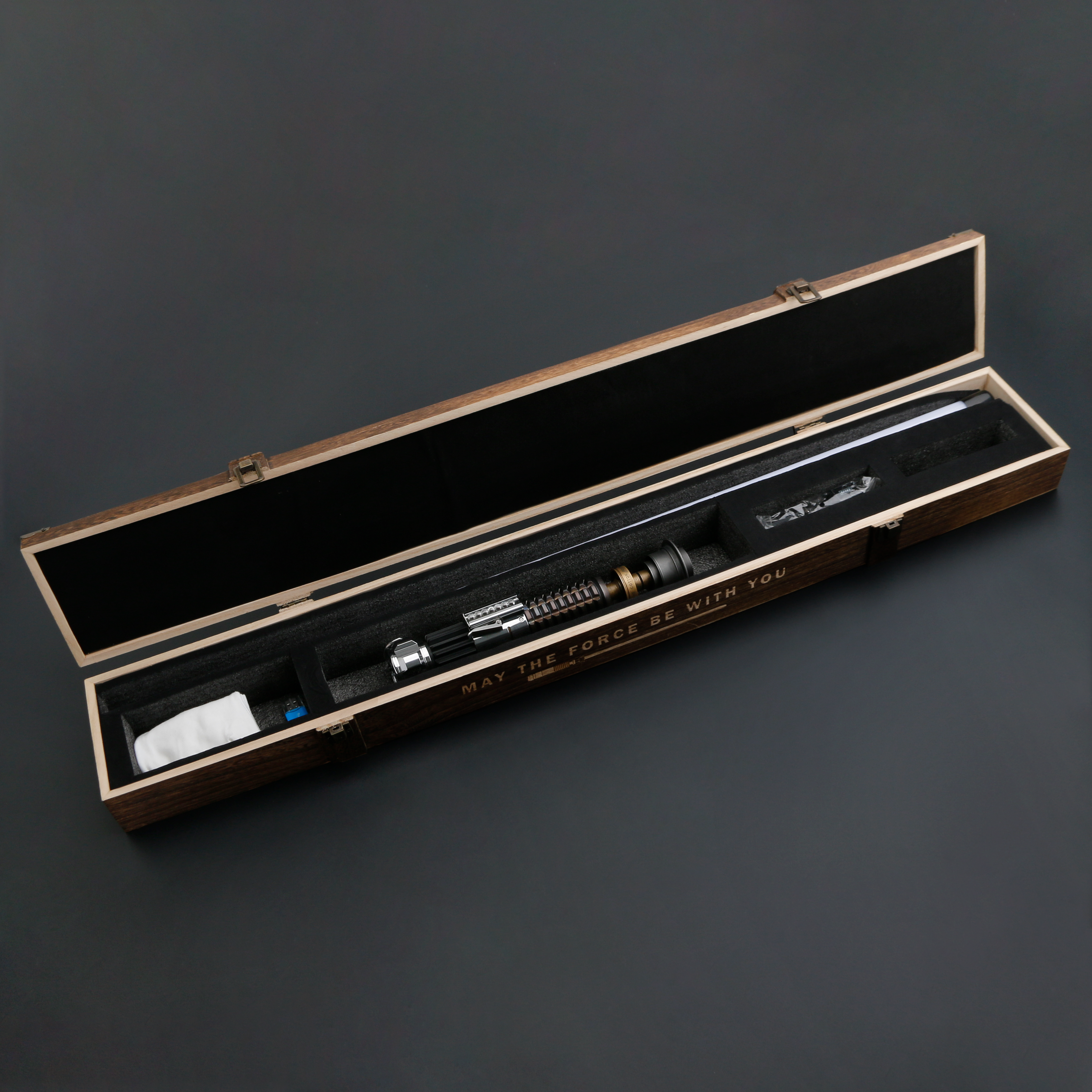 lightsaber wooden box