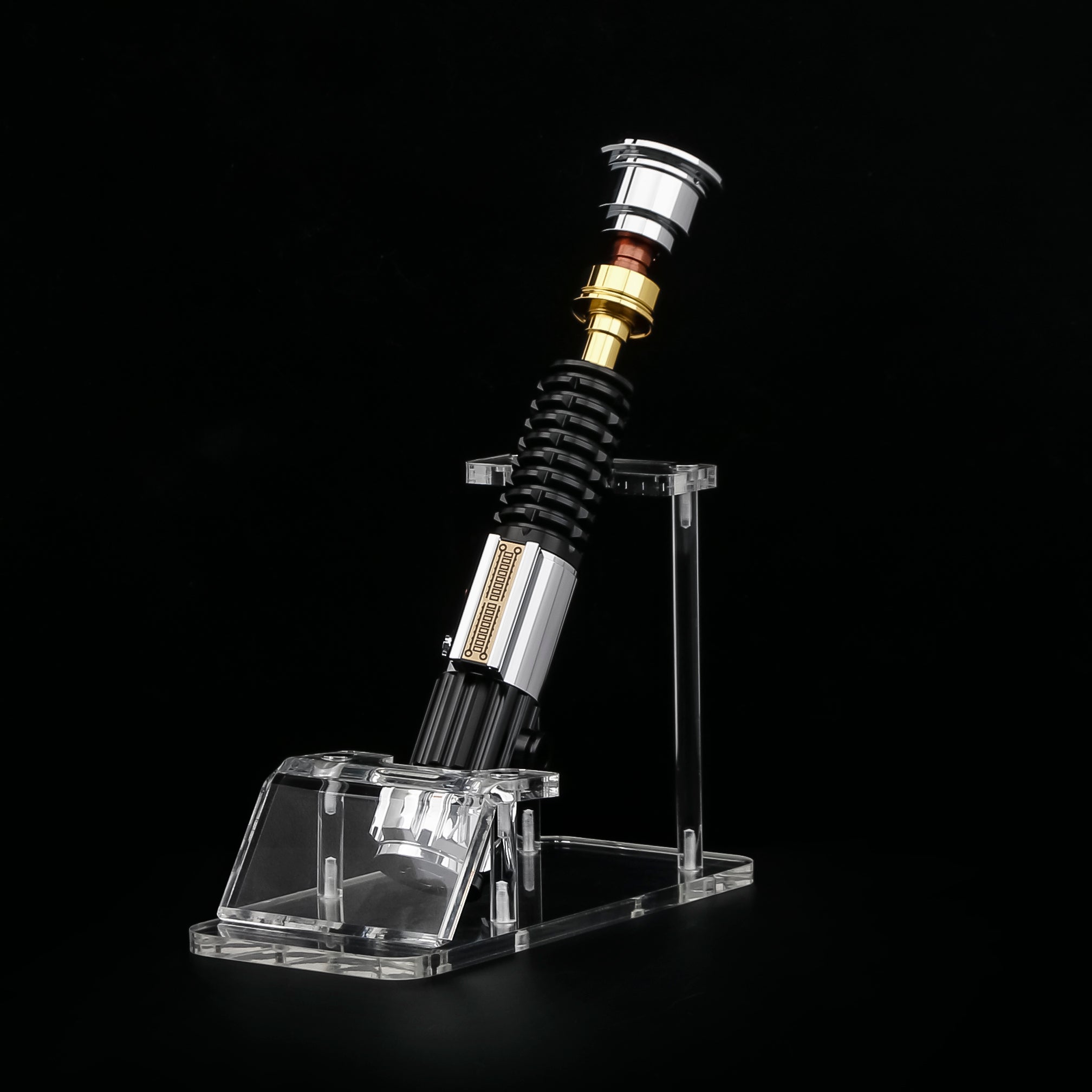 Obi Wan EP3 lightsaber on the display stand