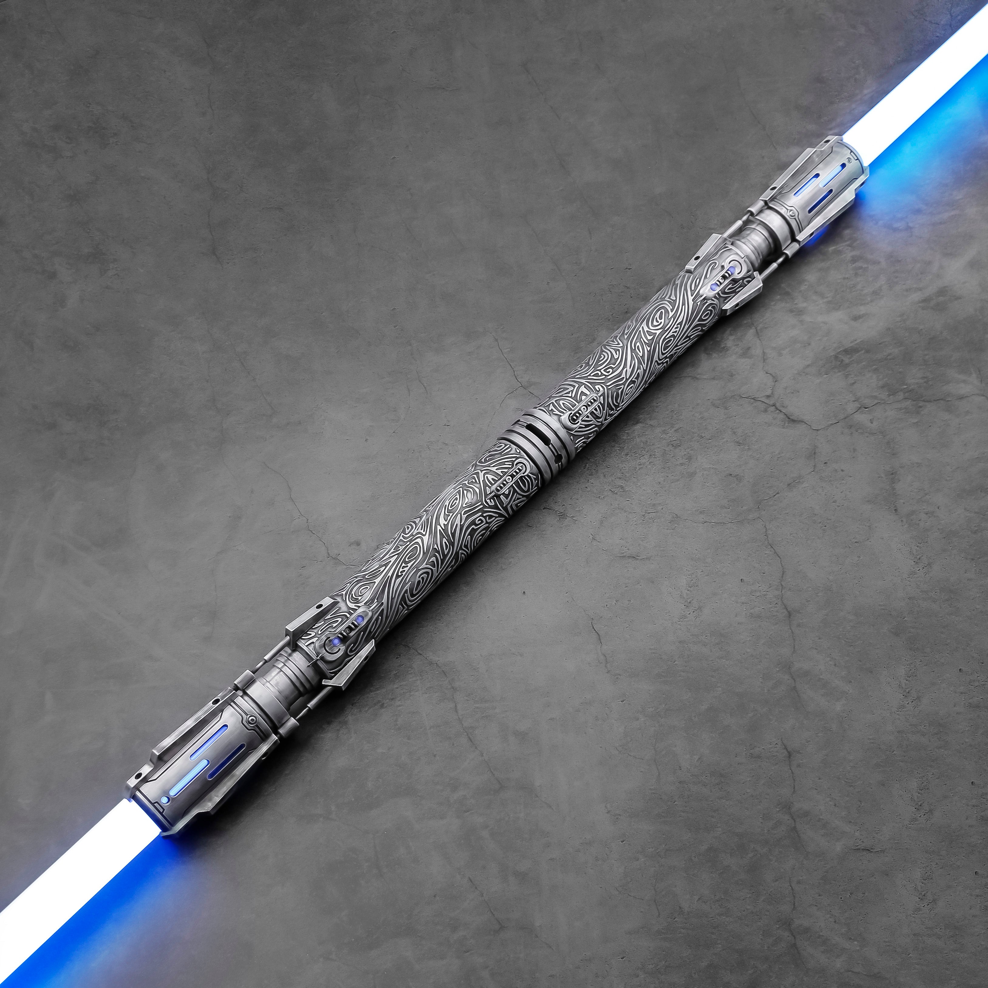 Satele Shan double-bladed lightsaber
