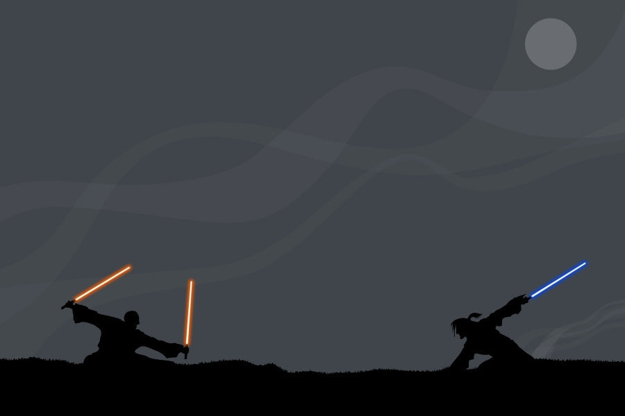 RGB Lightsaber vs Neopixel Lightsaber
