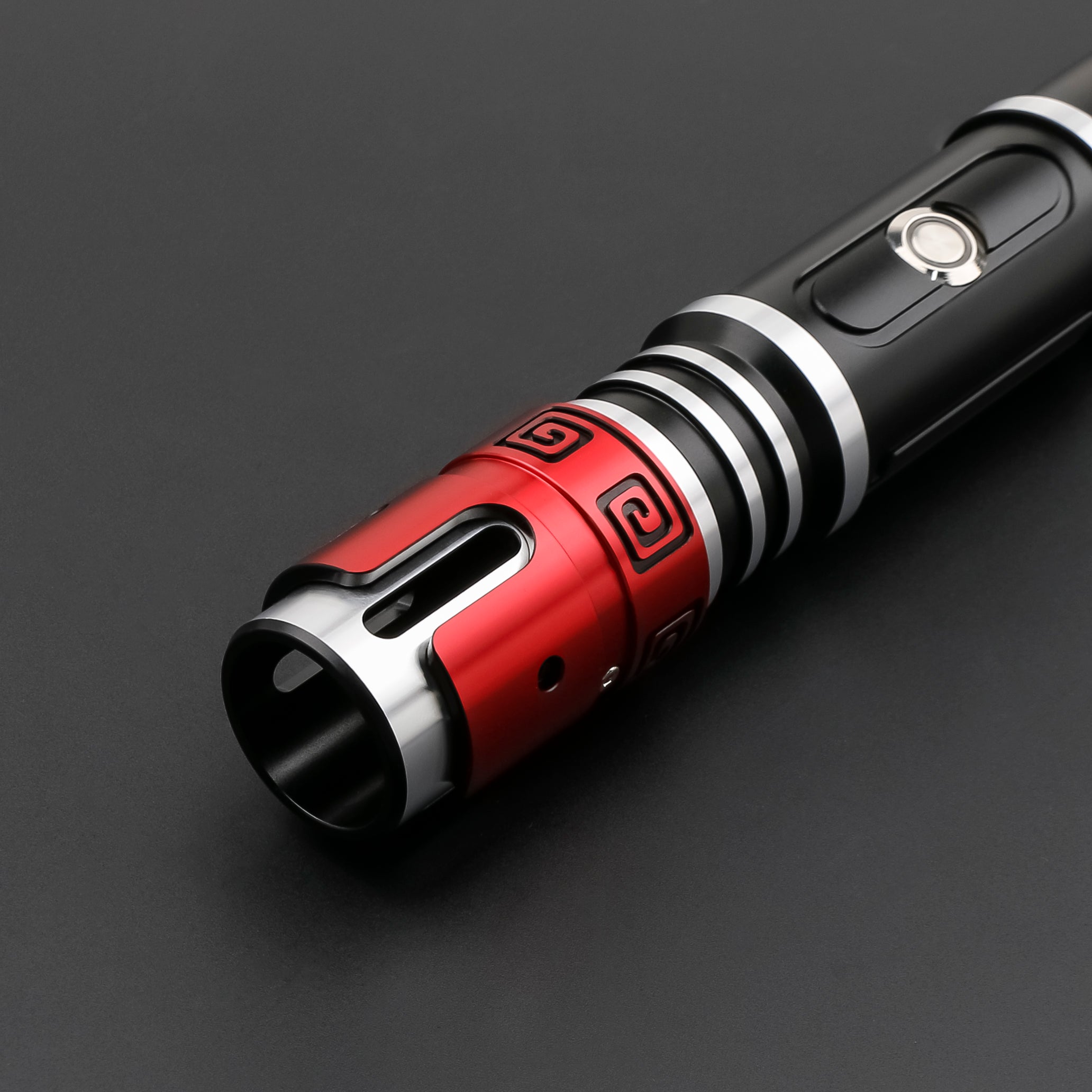 Partial view of Acolyte saber hilt