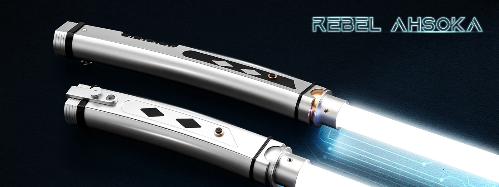 Ahsoka dual bladed saber