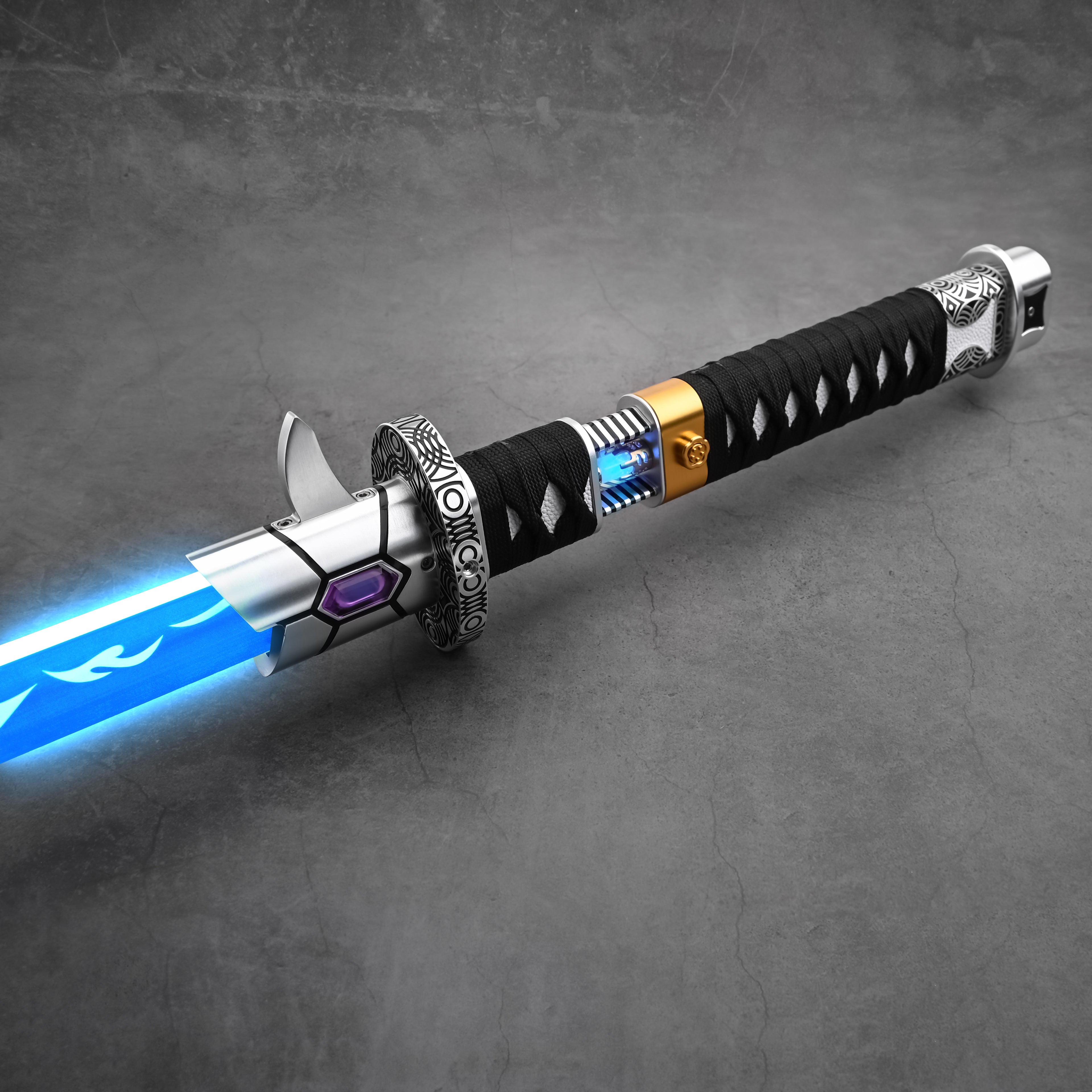 Black Katana Lightsaber