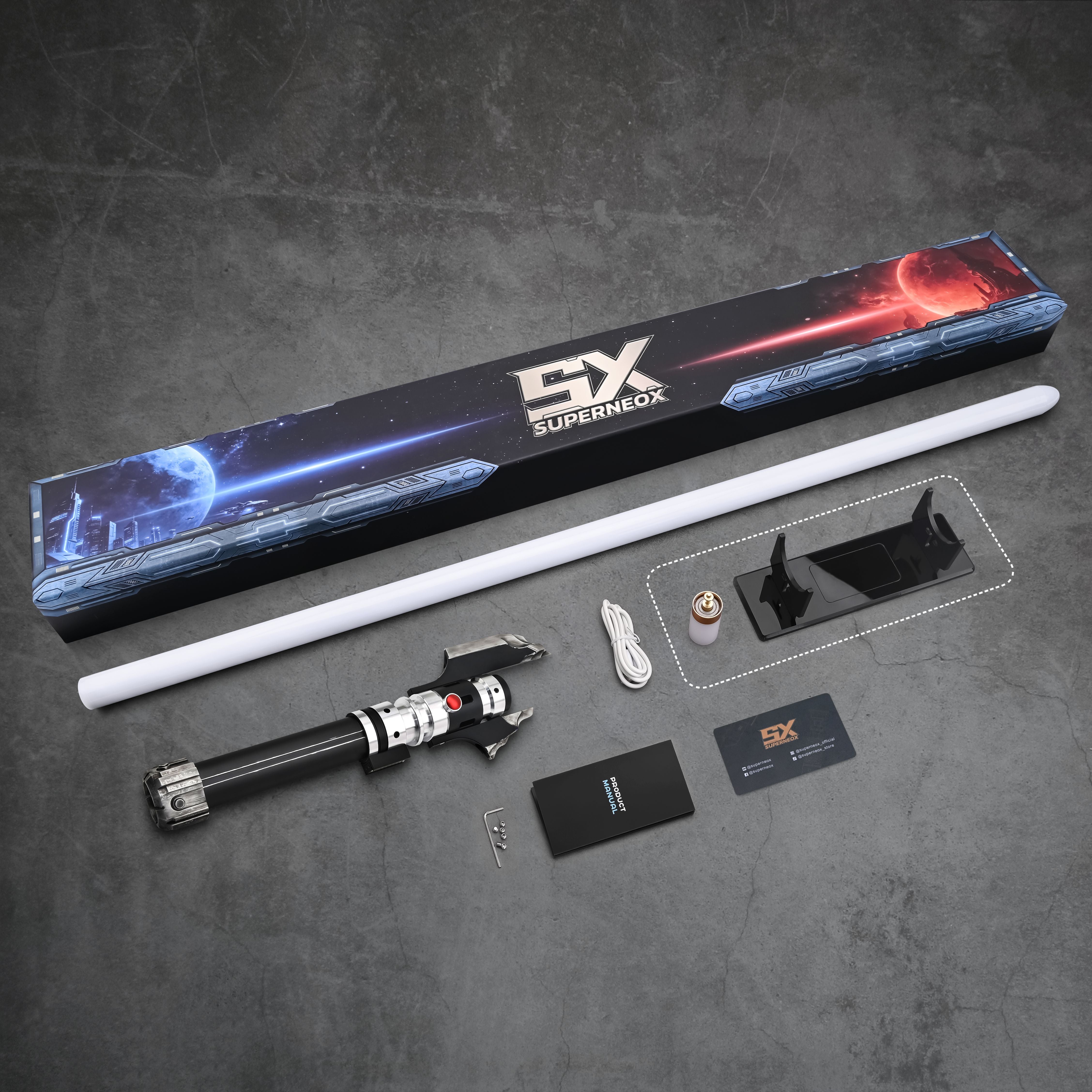 Darth Malgus Battle Damaged Lightsaber – SUPERNEOX®