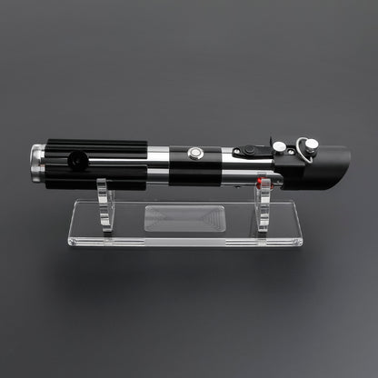 Vader SE lightsaber on the display stand