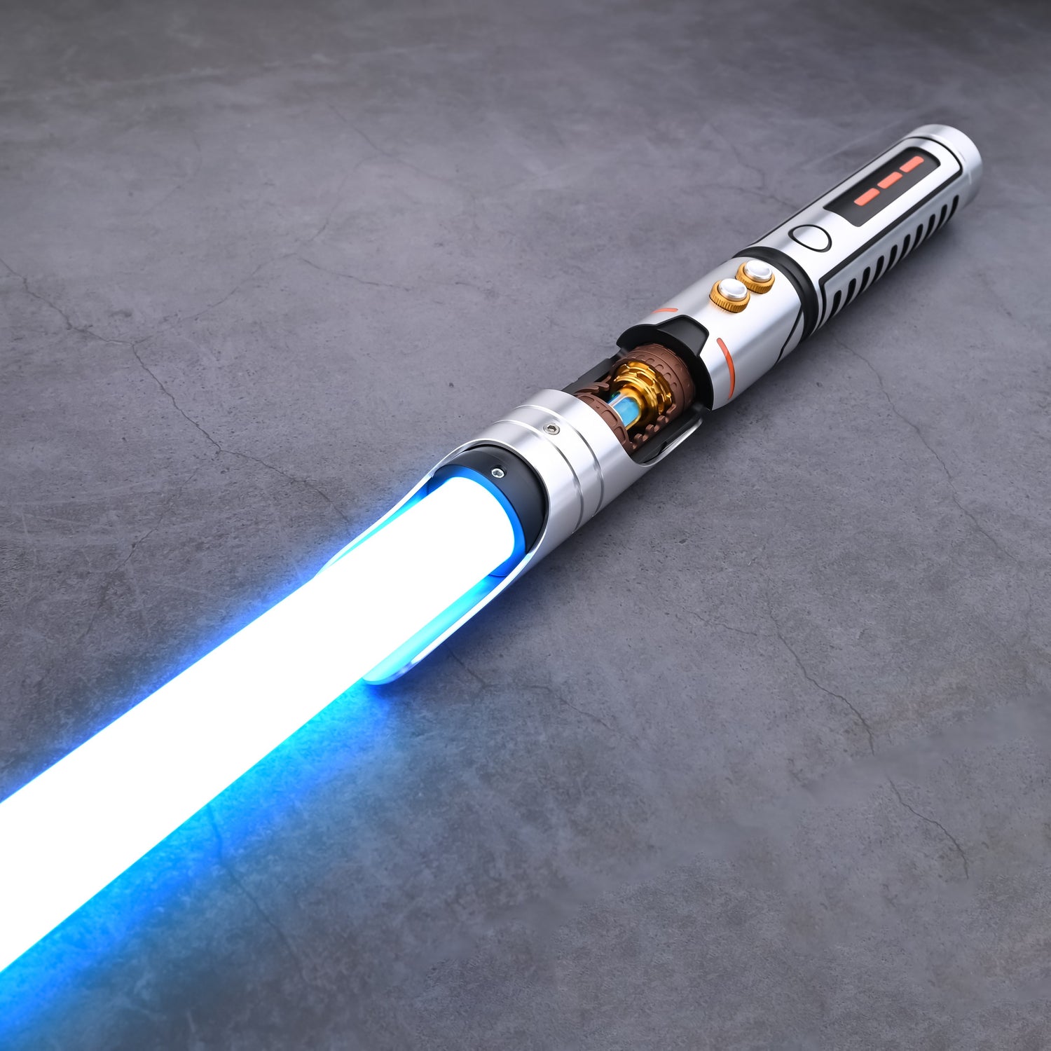 Dawn Heart Crystal blue lightsaber