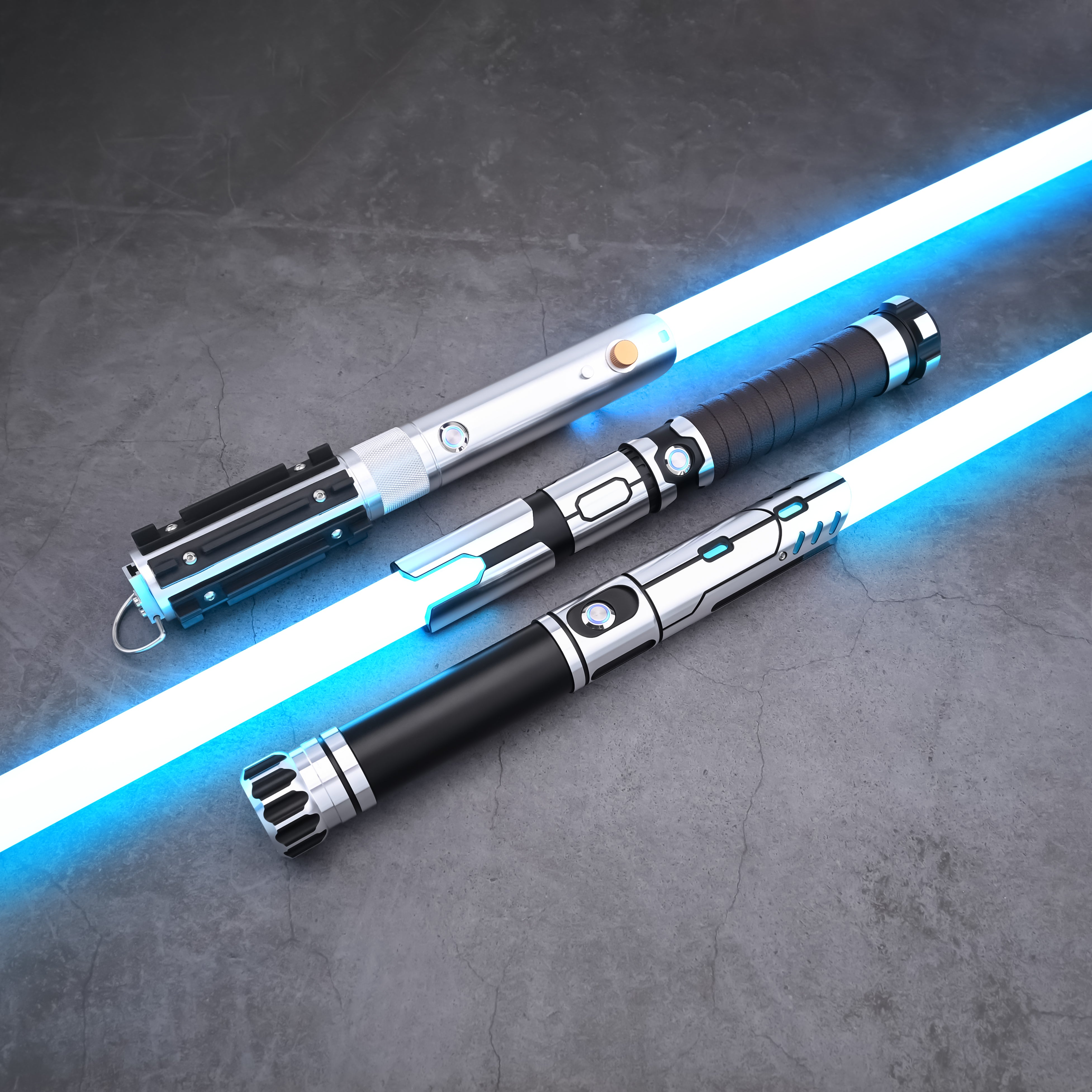 The Masters Bundle | Three Combat-Ready Dueling Lightsabers Bundle