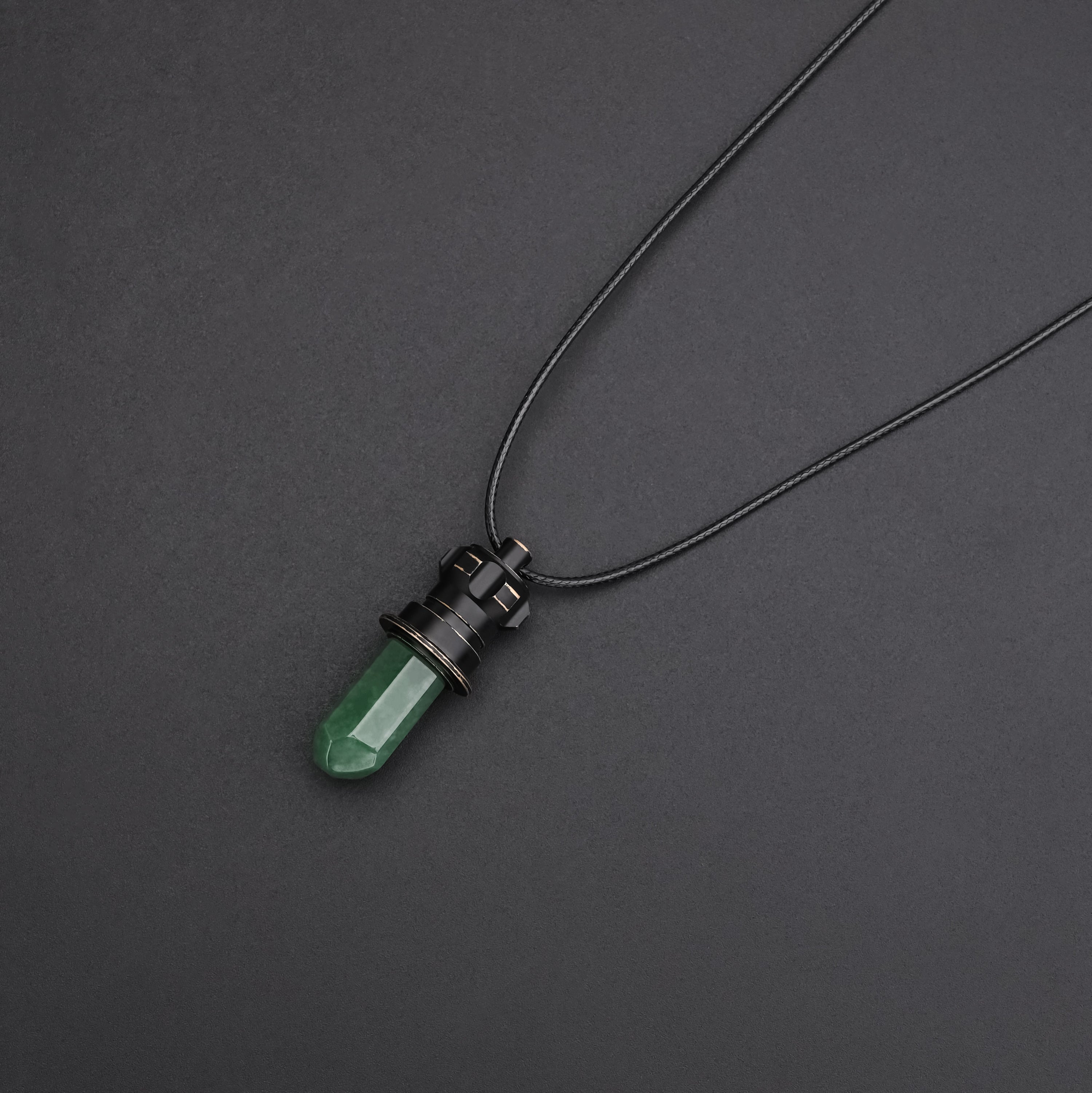 Luke Green Crystal Necklace