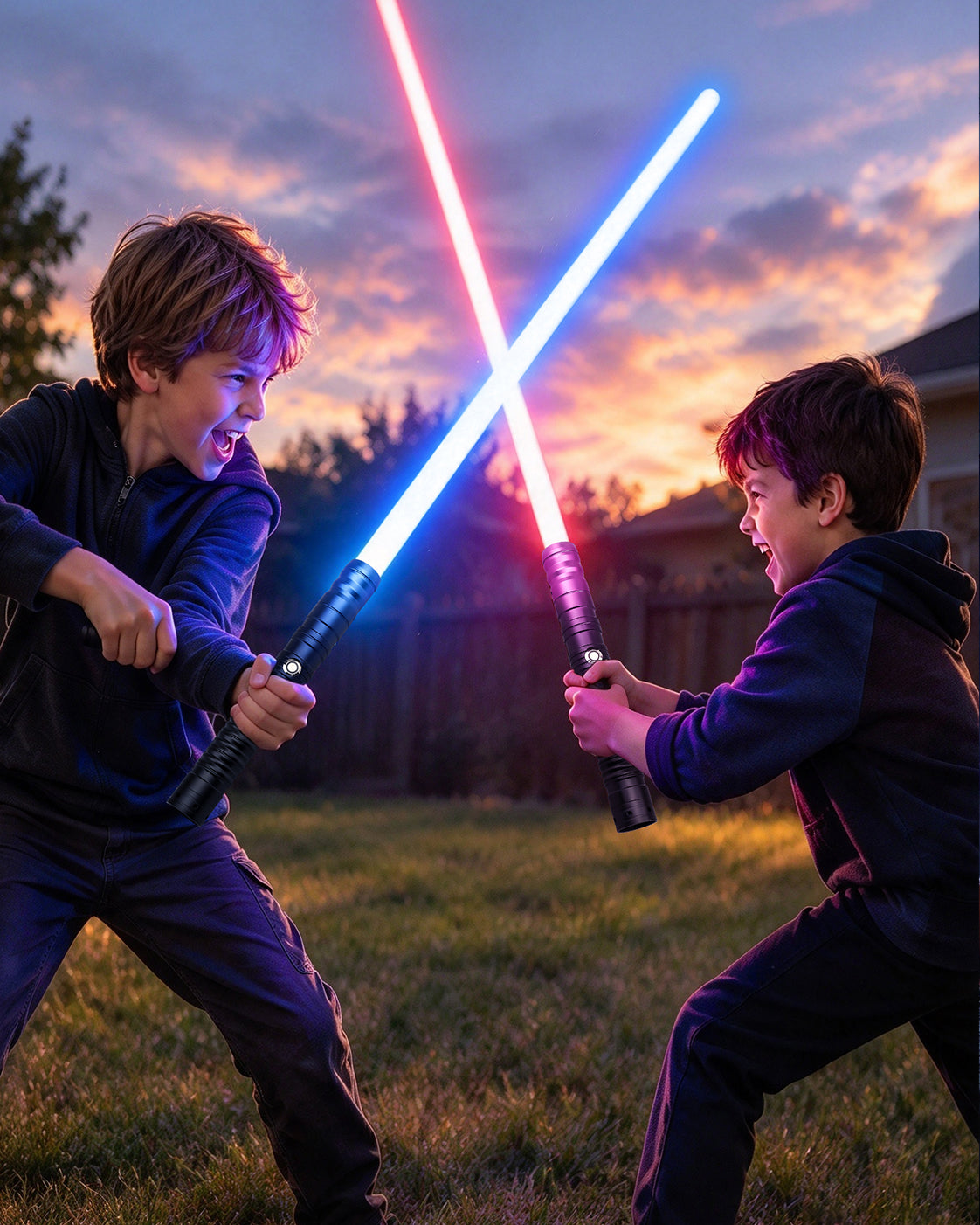 <p>Grab two and turn your next hangout into a light saber battle.</p>
