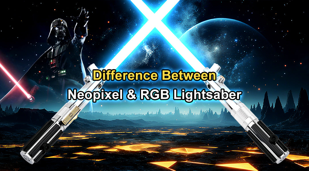 Load video: Difference Between with Neopixel and RGB Lightsaber