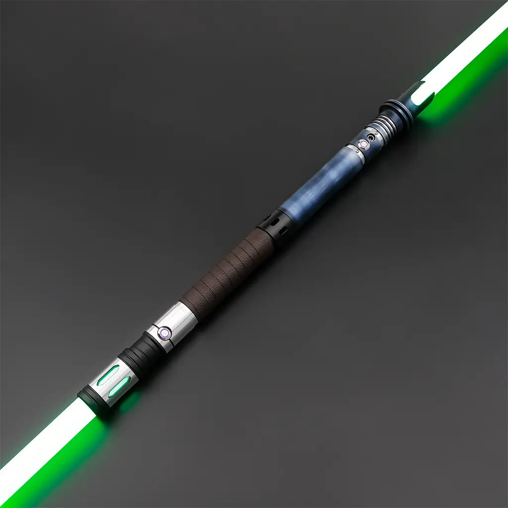 Dual blade lightsabers - Green color