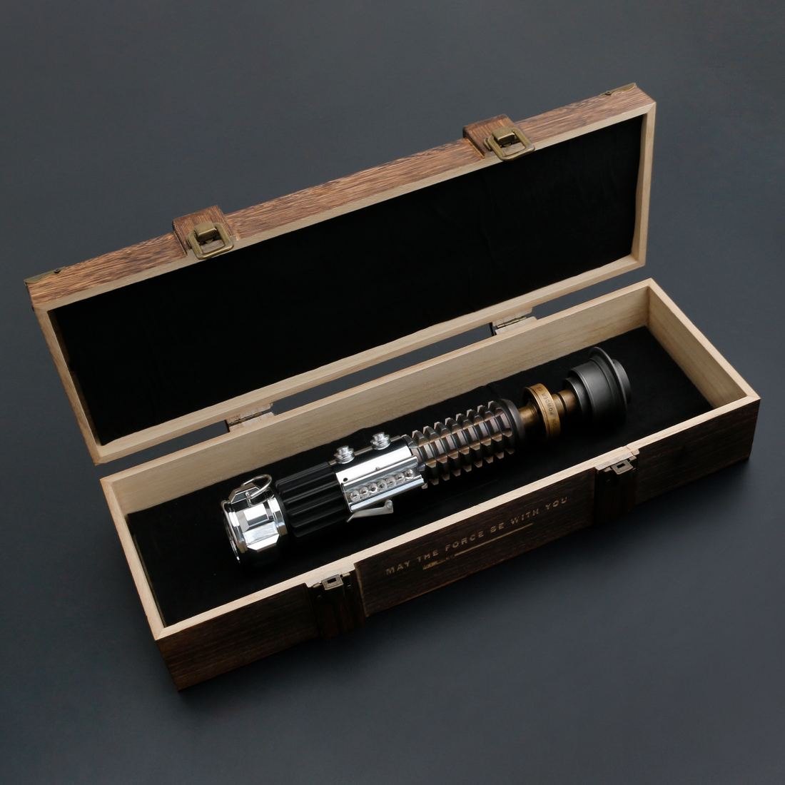 lightsaber wooden box